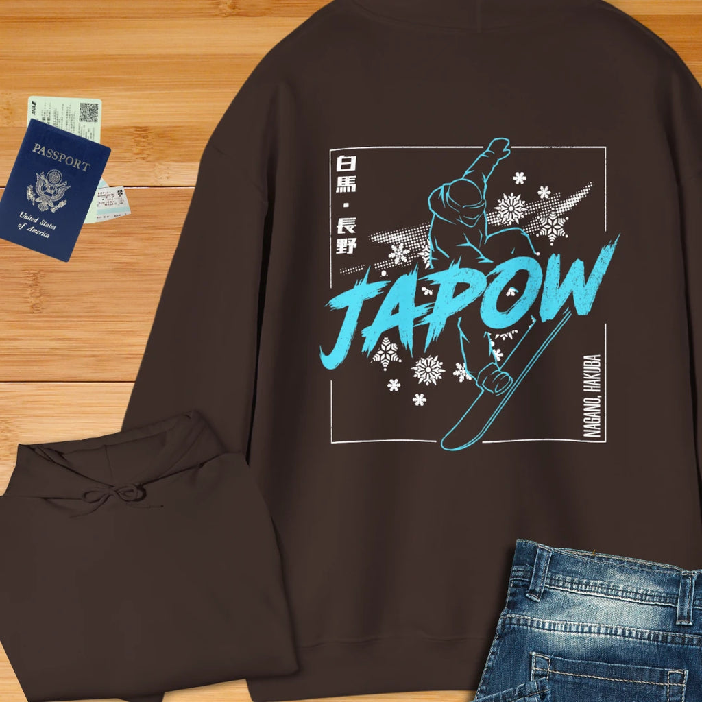 Nagano Japow - Hakuba Blue - Graphic Pullover