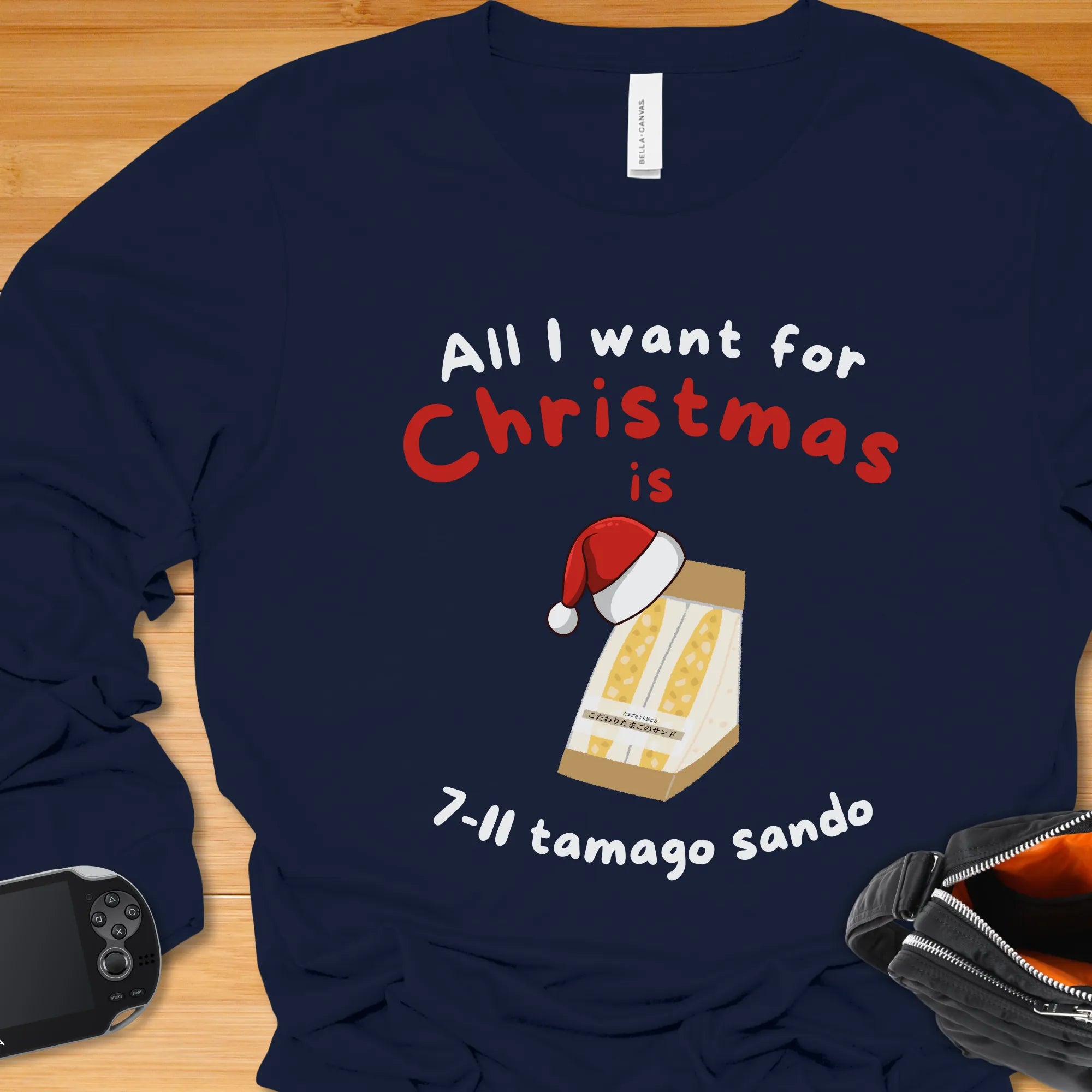 All I want for Christmas is Tamago Sando (English) - Long Sleeve