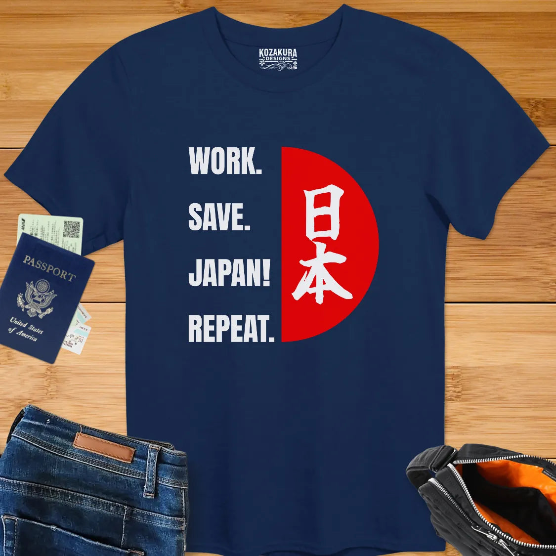 Work, Save, JAPAN!, Repeat - Kanji