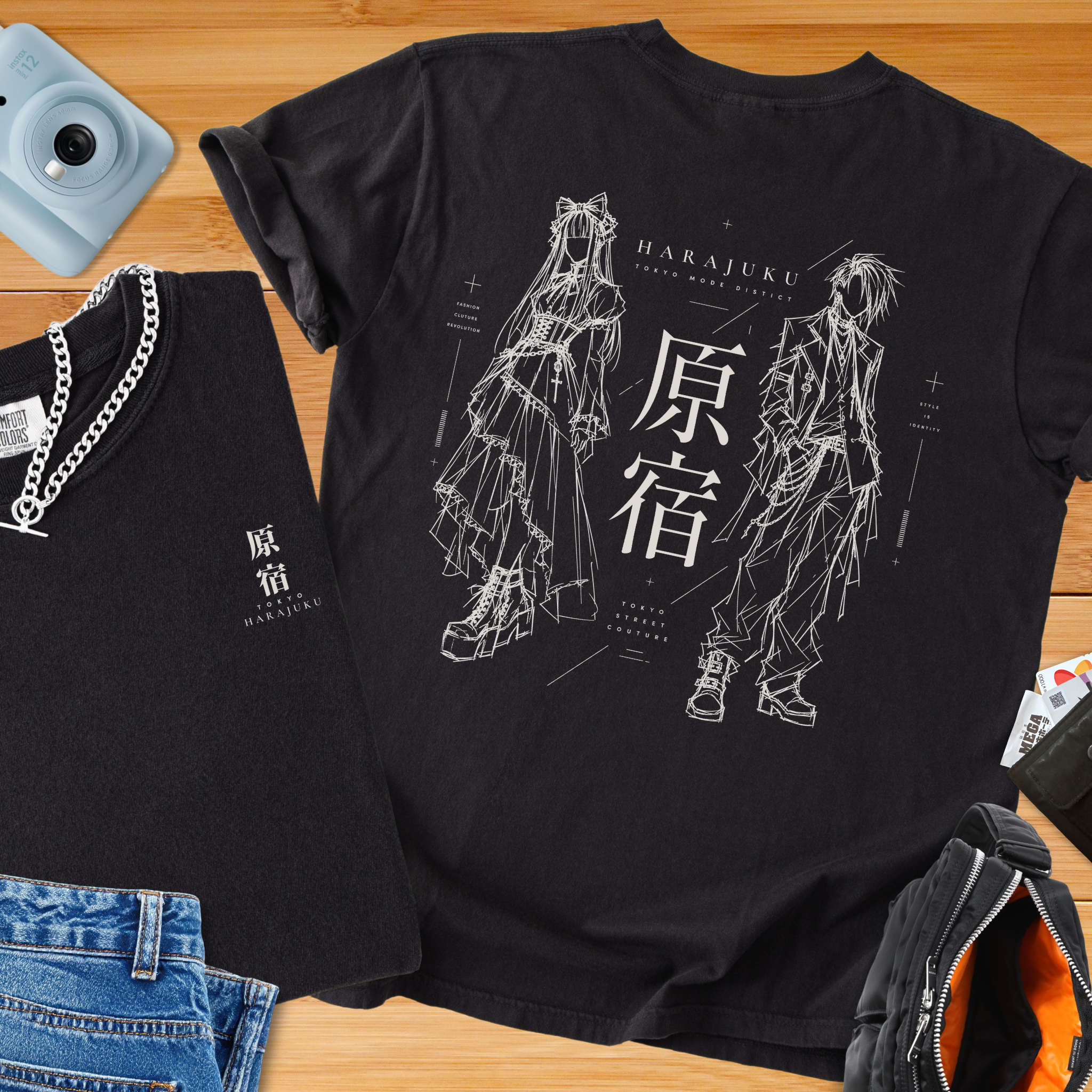Harajuku Sketch T-Shirt