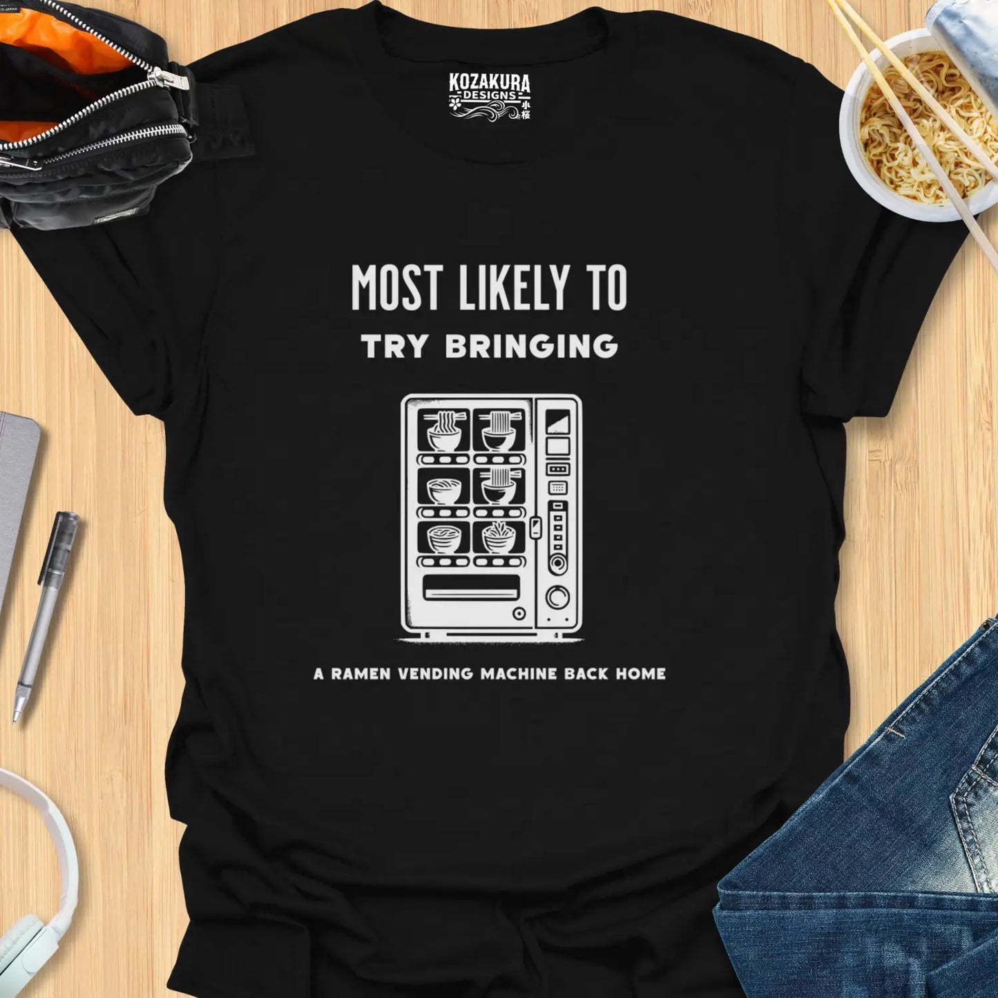 Most Likely to try brining a ramen vending machine back home