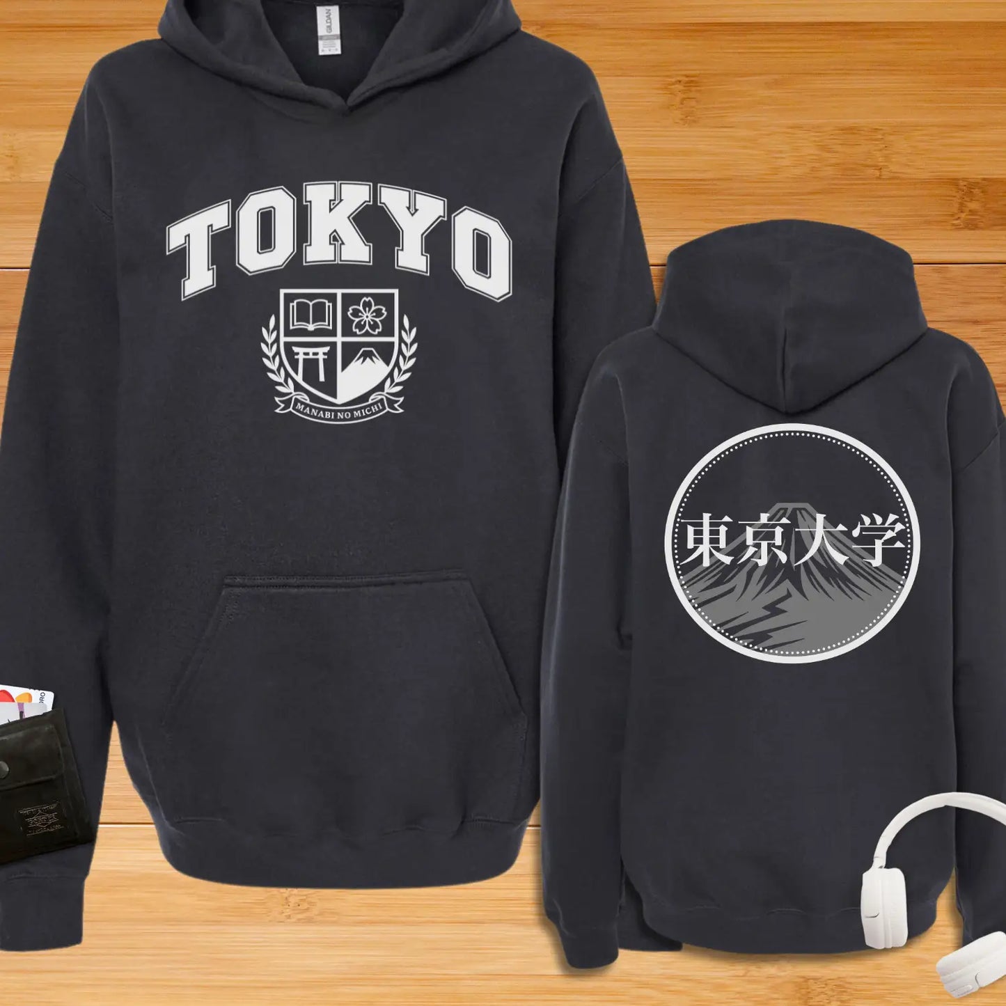 Varsity Hoodie Tokyo University Design