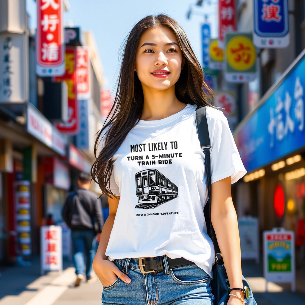 Most Likely to turn a 5-minute train ride into a 3 hour 'adventure'