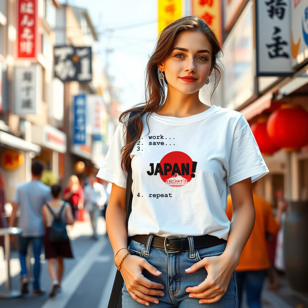 work, save, JAPAN, repeat