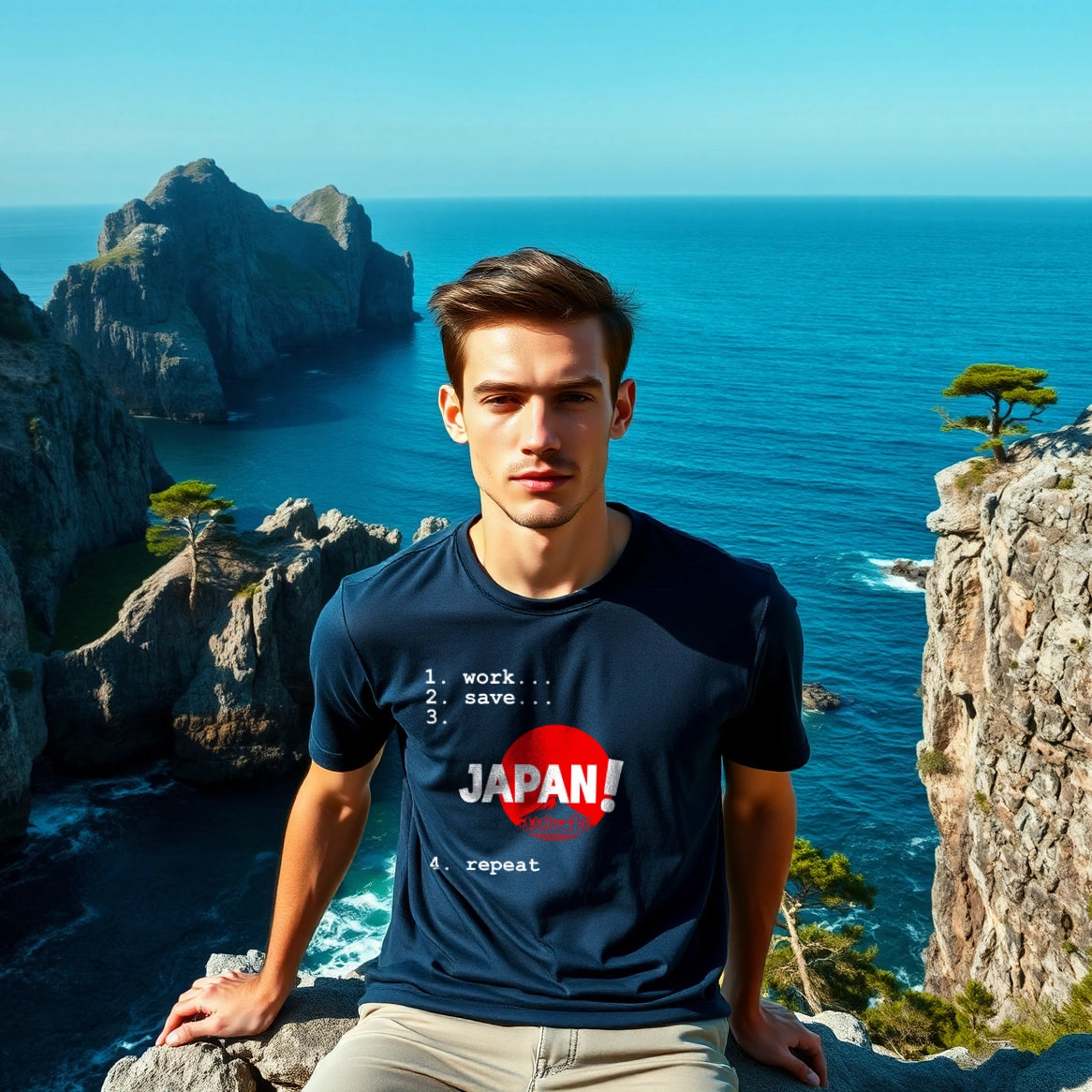 work, save, JAPAN, repeat