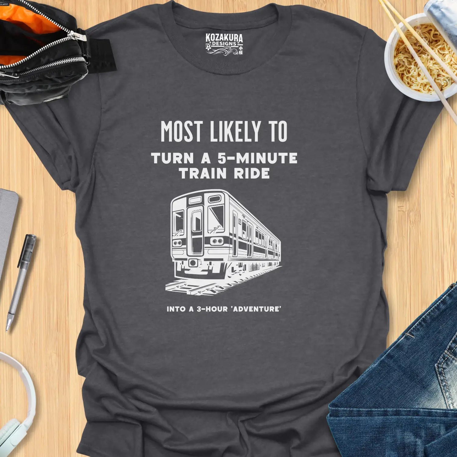 Most Likely to turn a 5-minute train ride into a 3 hour 'adventure'