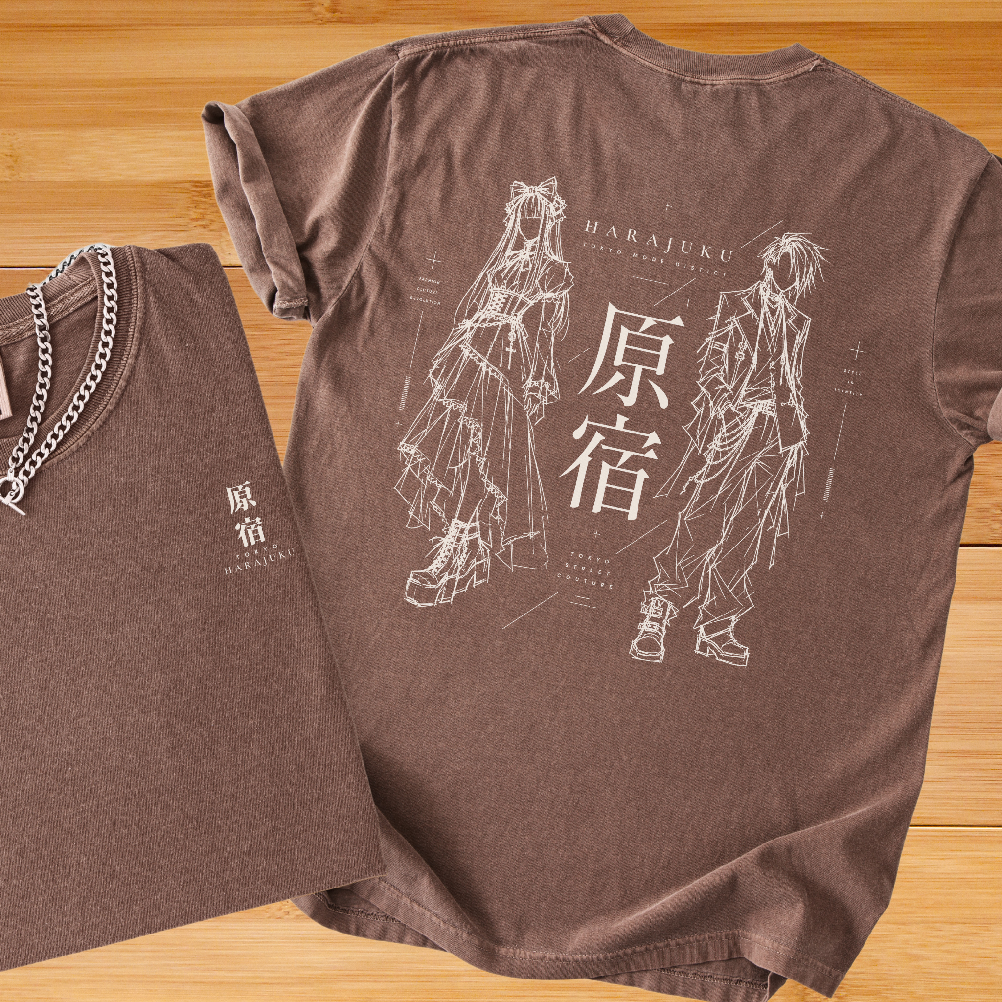 Harajuku Sketch T-Shirt