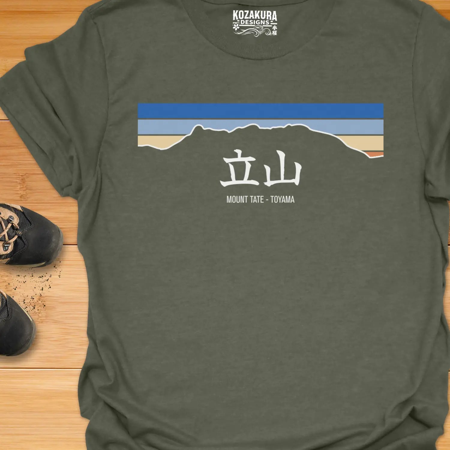 Hiking Mount Tate - With Kanji