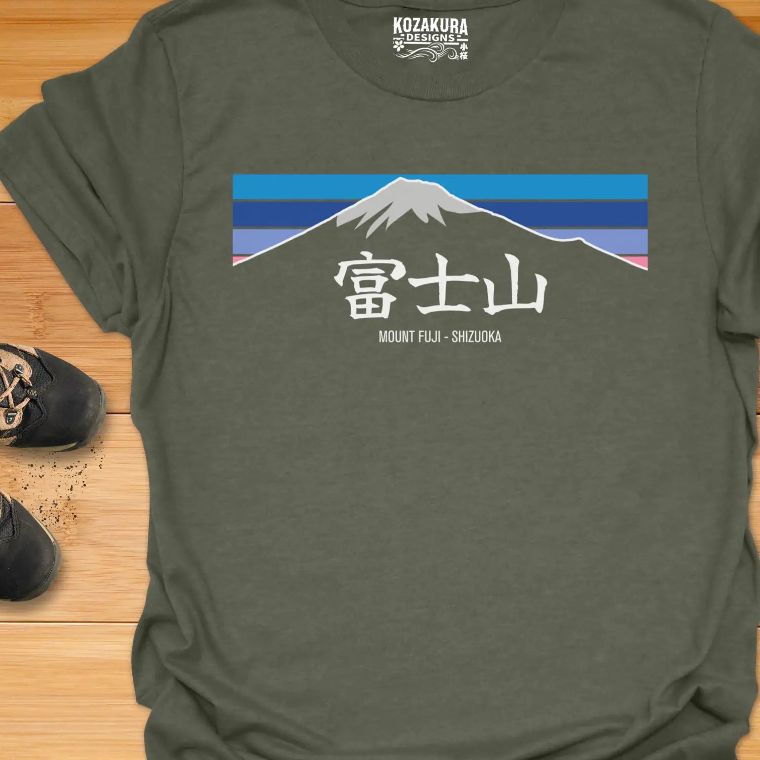 Hiking Mount Fuji - Shizuoka - with Kanji