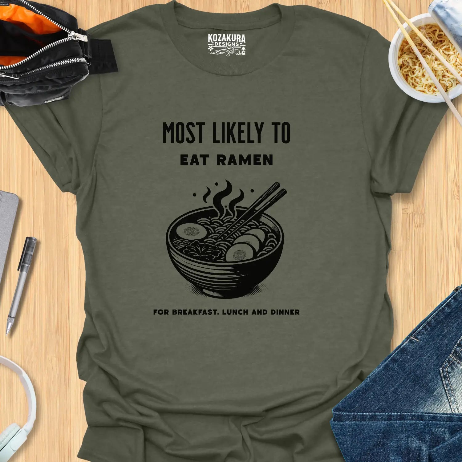 Most Likely to eat Ramen - for breakfast, lunch and dinner