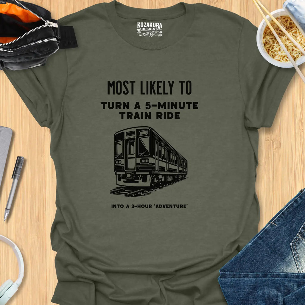 Most Likely to turn a 5-minute train ride into a 3 hour 'adventure'