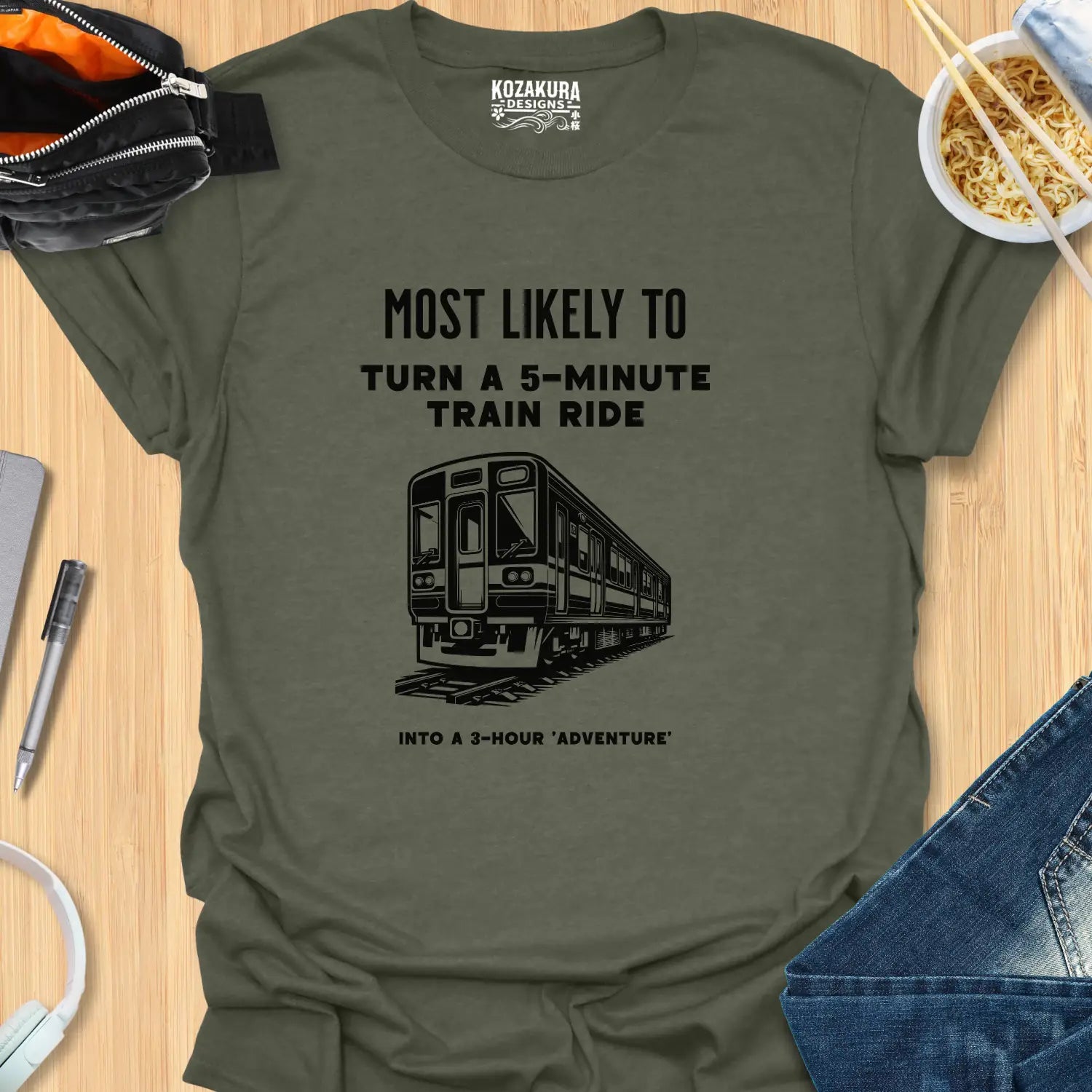 Most Likely to turn a 5-minute train ride into a 3 hour 'adventure'