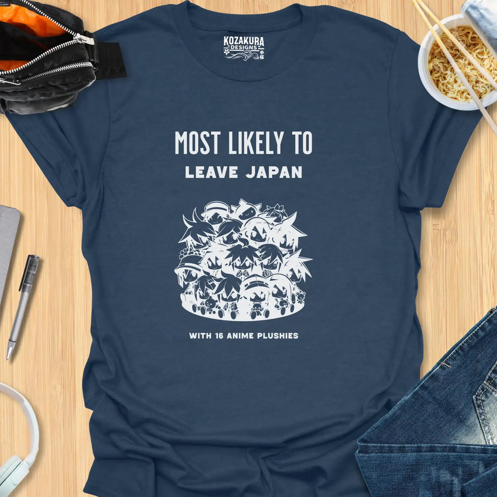 Most Likely to leave Japan with 16 anime plushies