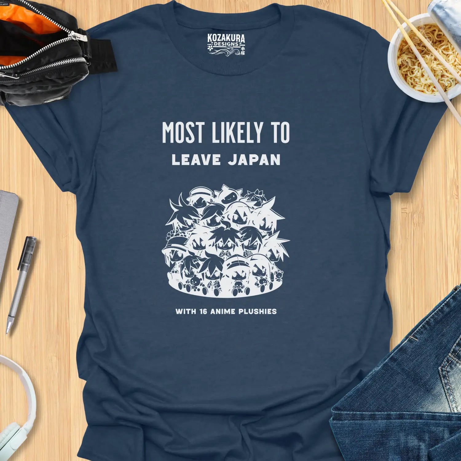 Most Likely to leave Japan with 16 anime plushies