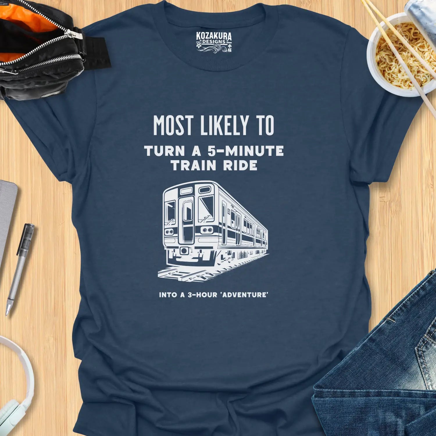 Most Likely to turn a 5-minute train ride into a 3 hour 'adventure'