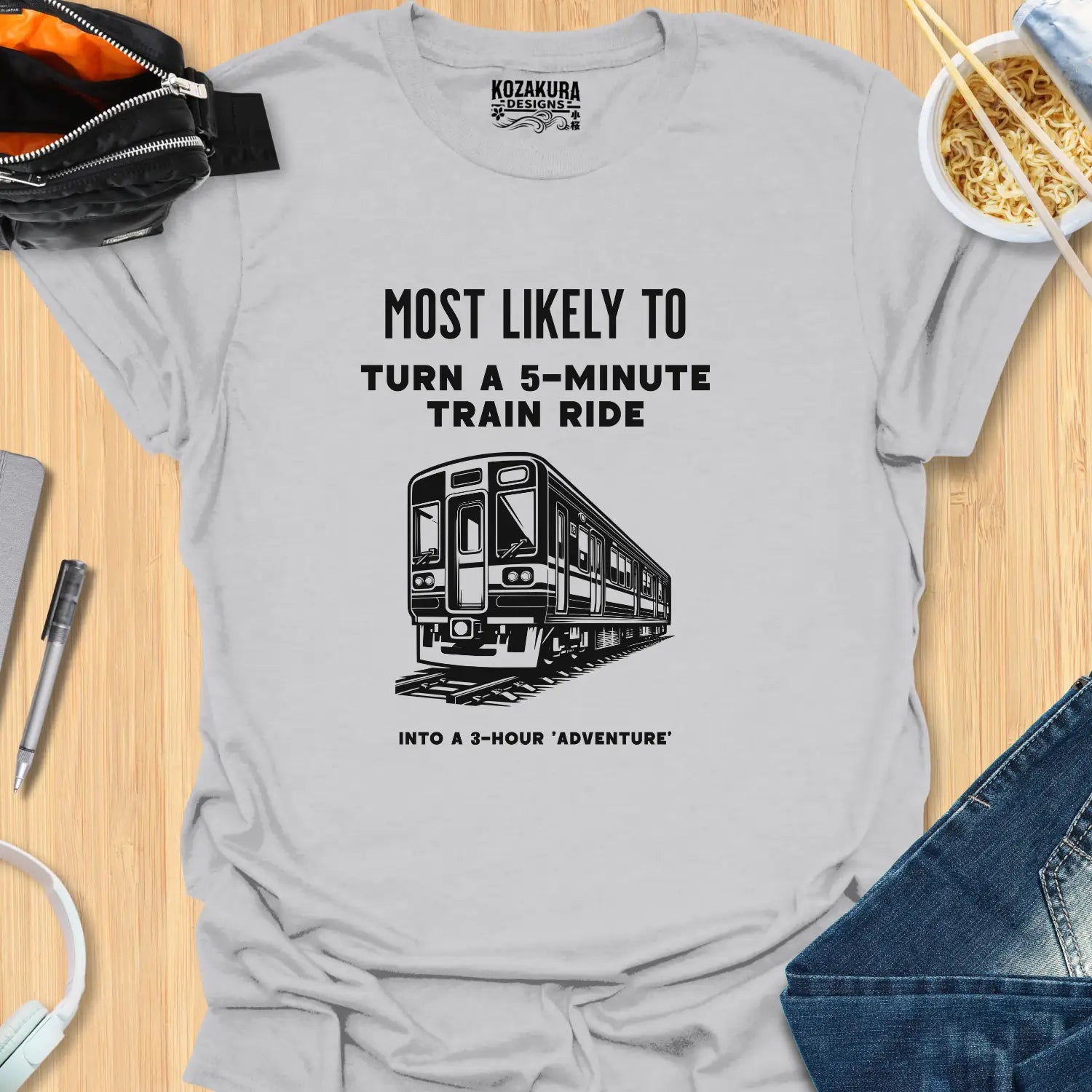 Most Likely to turn a 5-minute train ride into a 3 hour 'adventure'