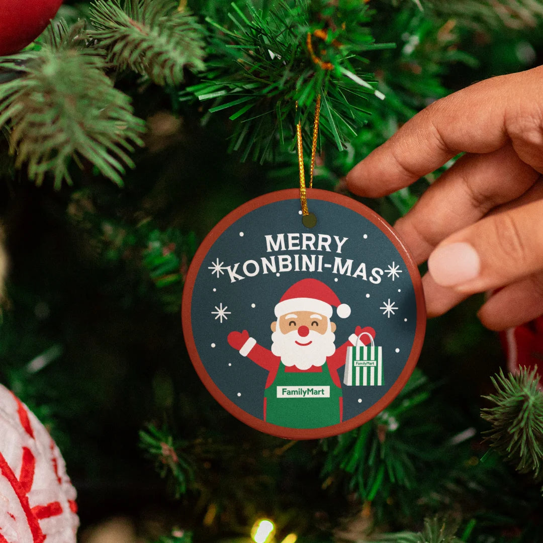 FamilyMart Santa Ornament