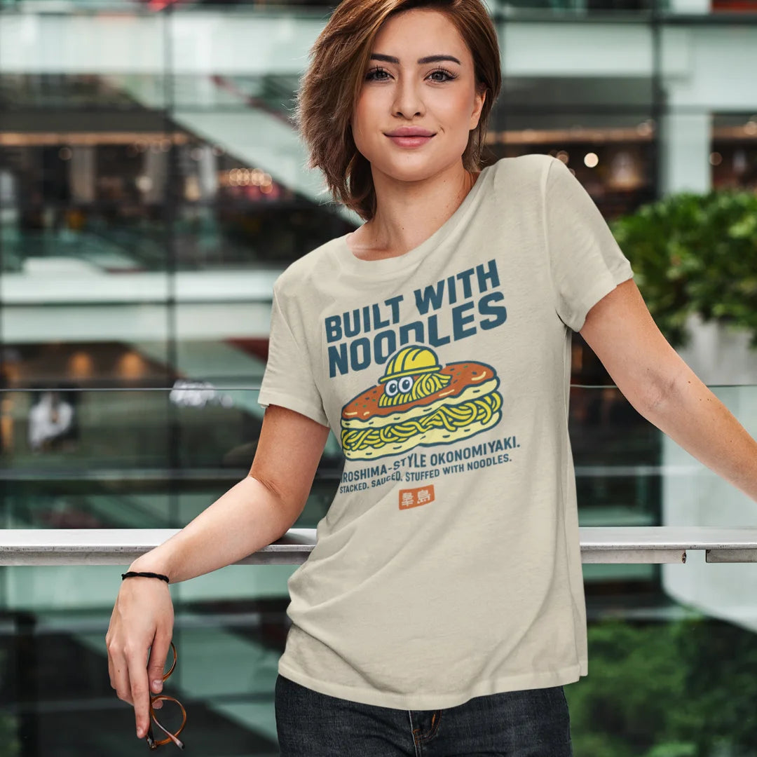 Hiroshima Okonomiyaki - Built with Noodles