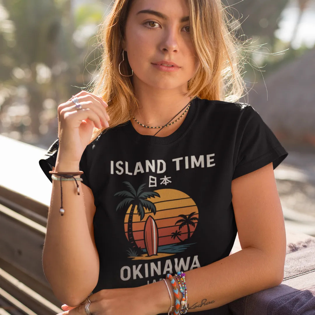 Okinawa Island Time Retro