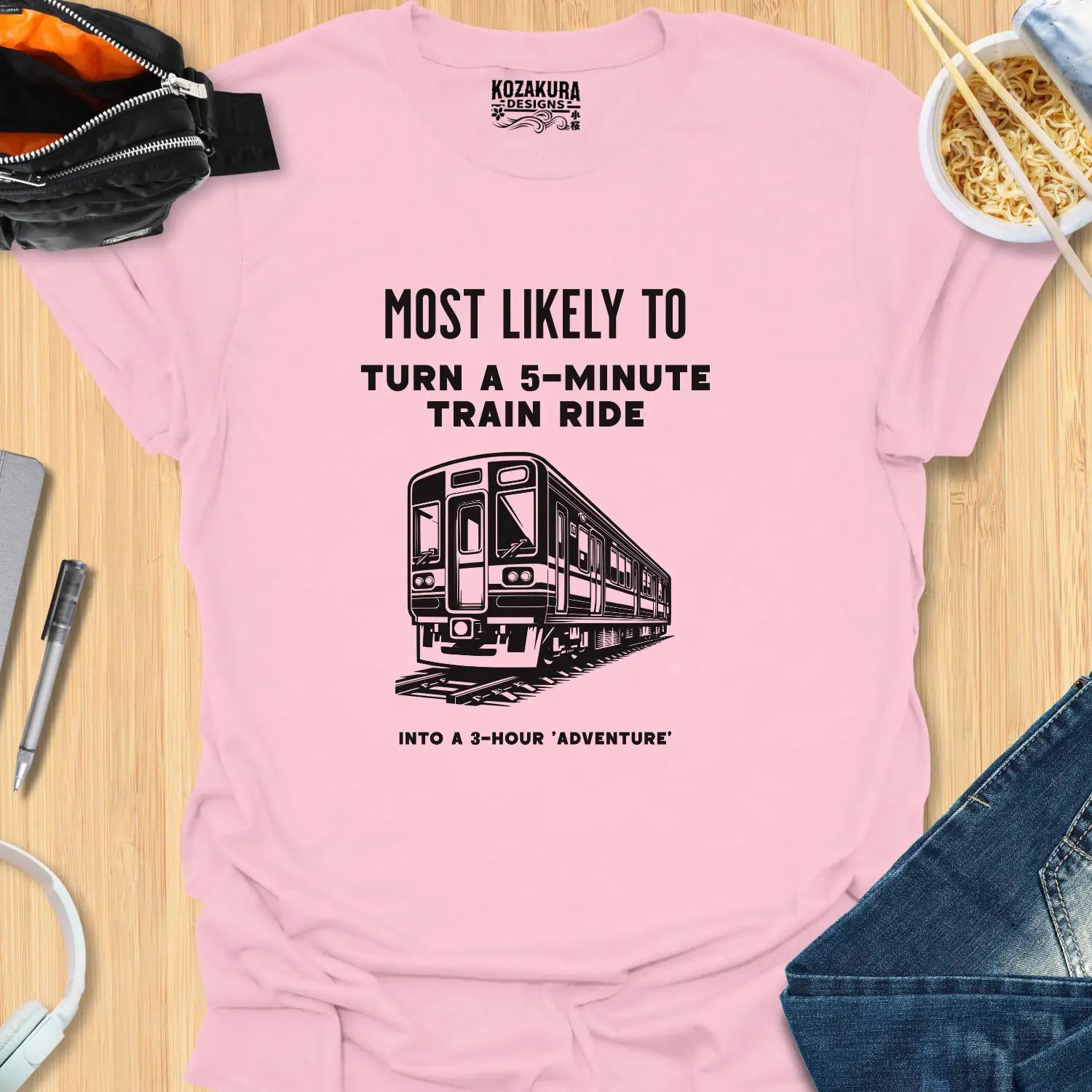 Most Likely to turn a 5-minute train ride into a 3 hour 'adventure'