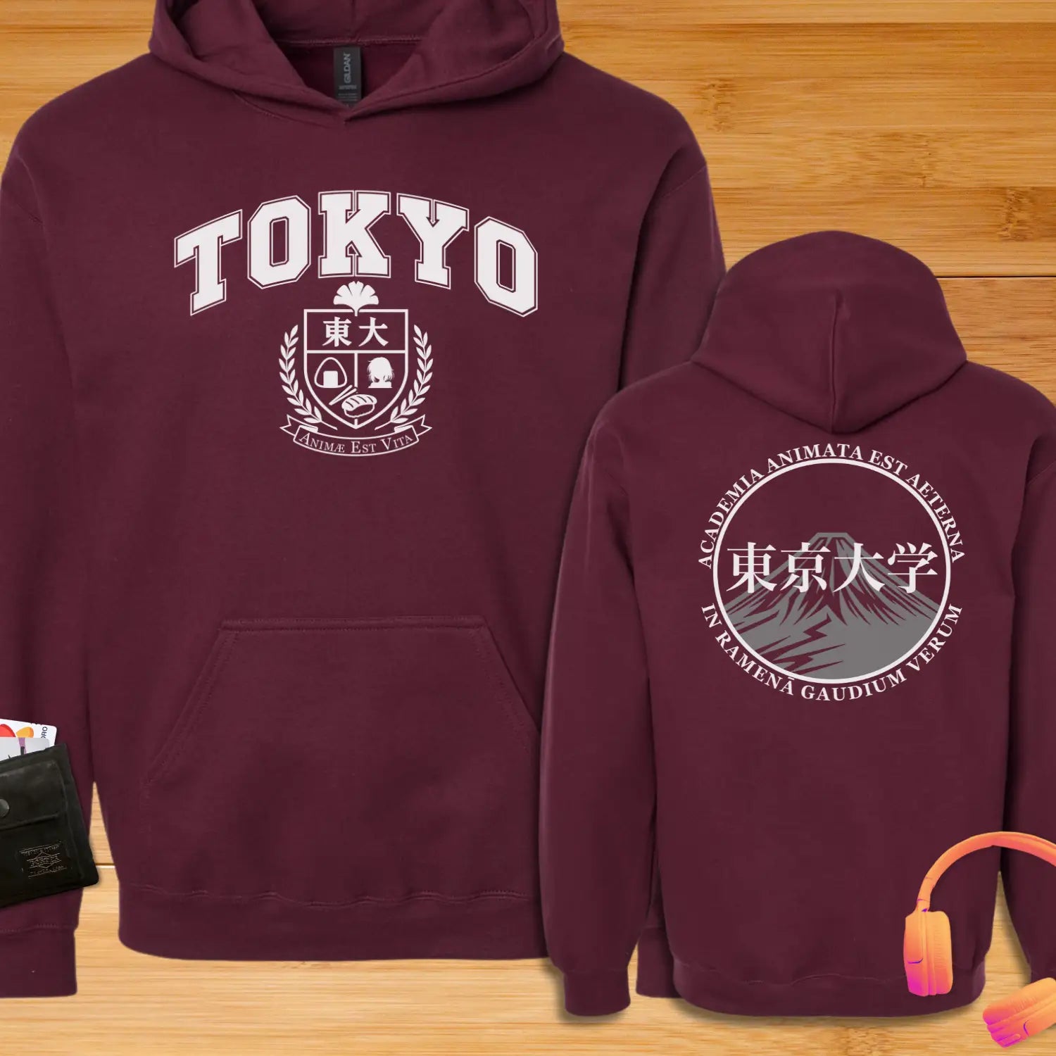 Tokyo Inspired - Softstyle Fleece with Academic Design