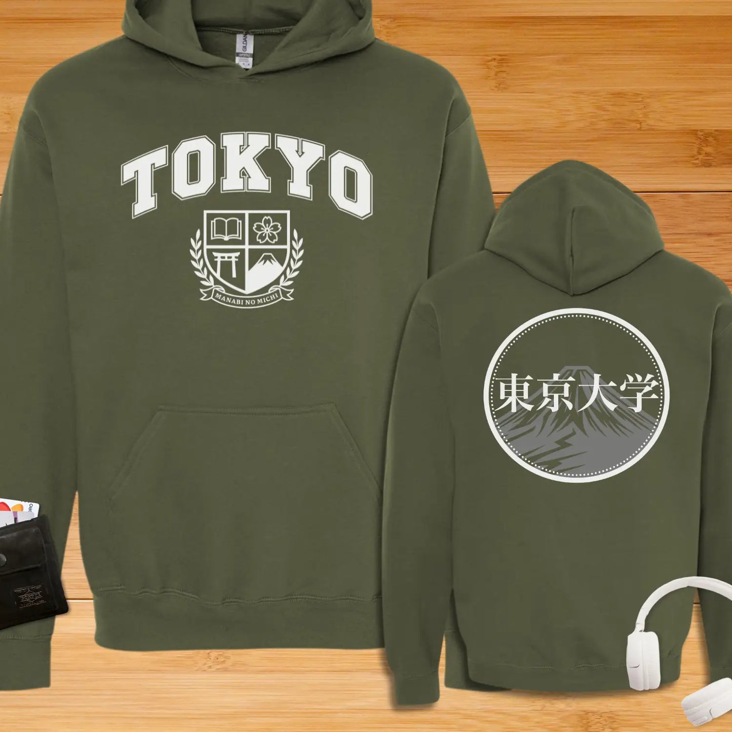 Varsity Hoodie Tokyo University Design