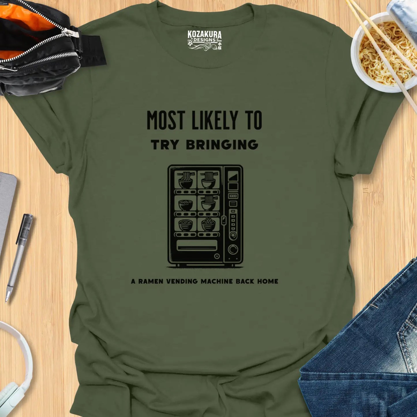 Most Likely to try brining a ramen vending machine back home