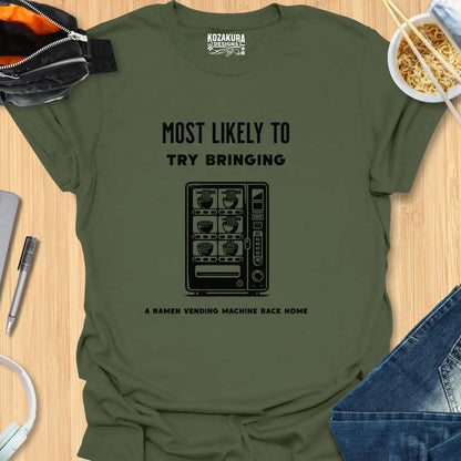 Most Likely to try brining a ramen vending machine back home
