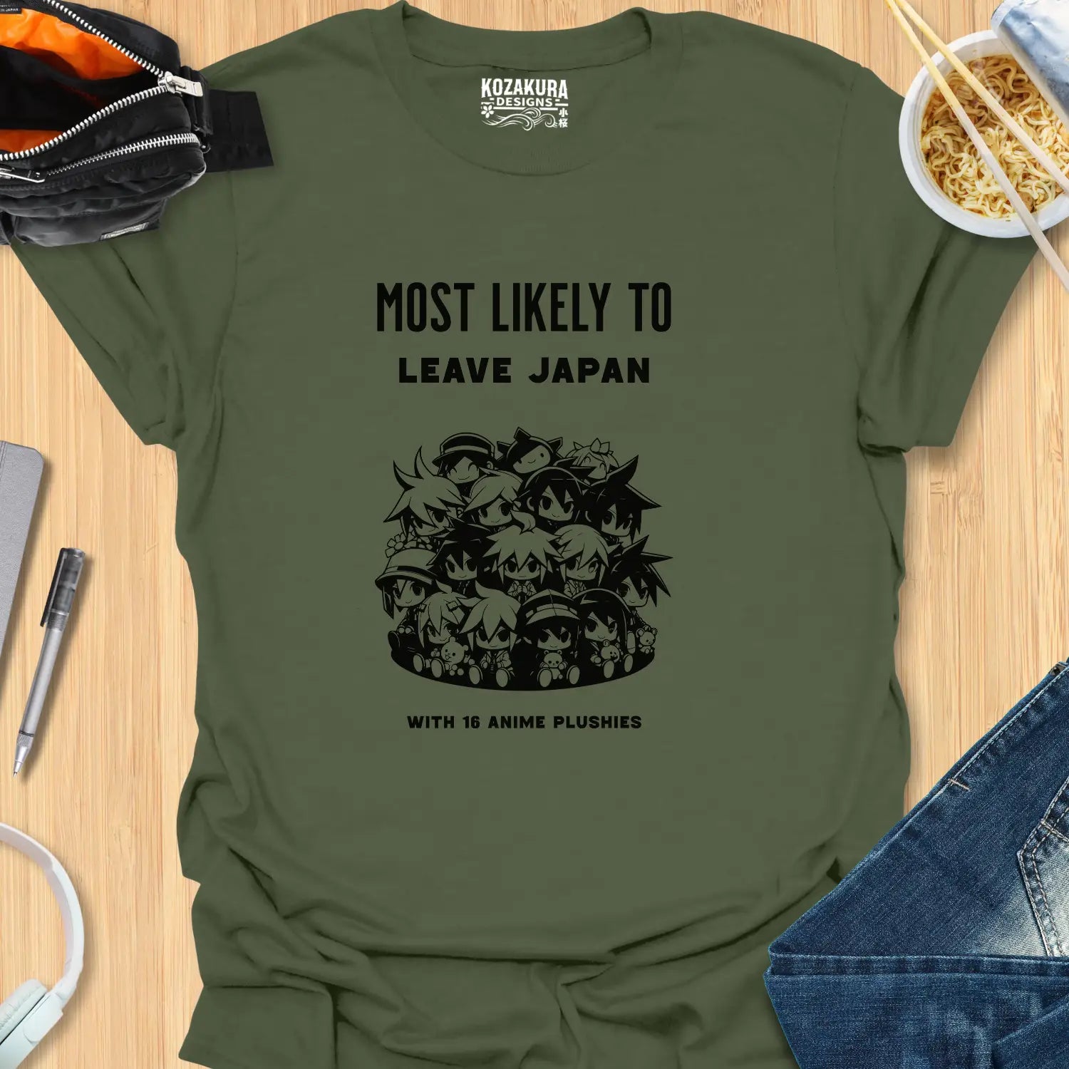 Most Likely to leave Japan with 16 anime plushies