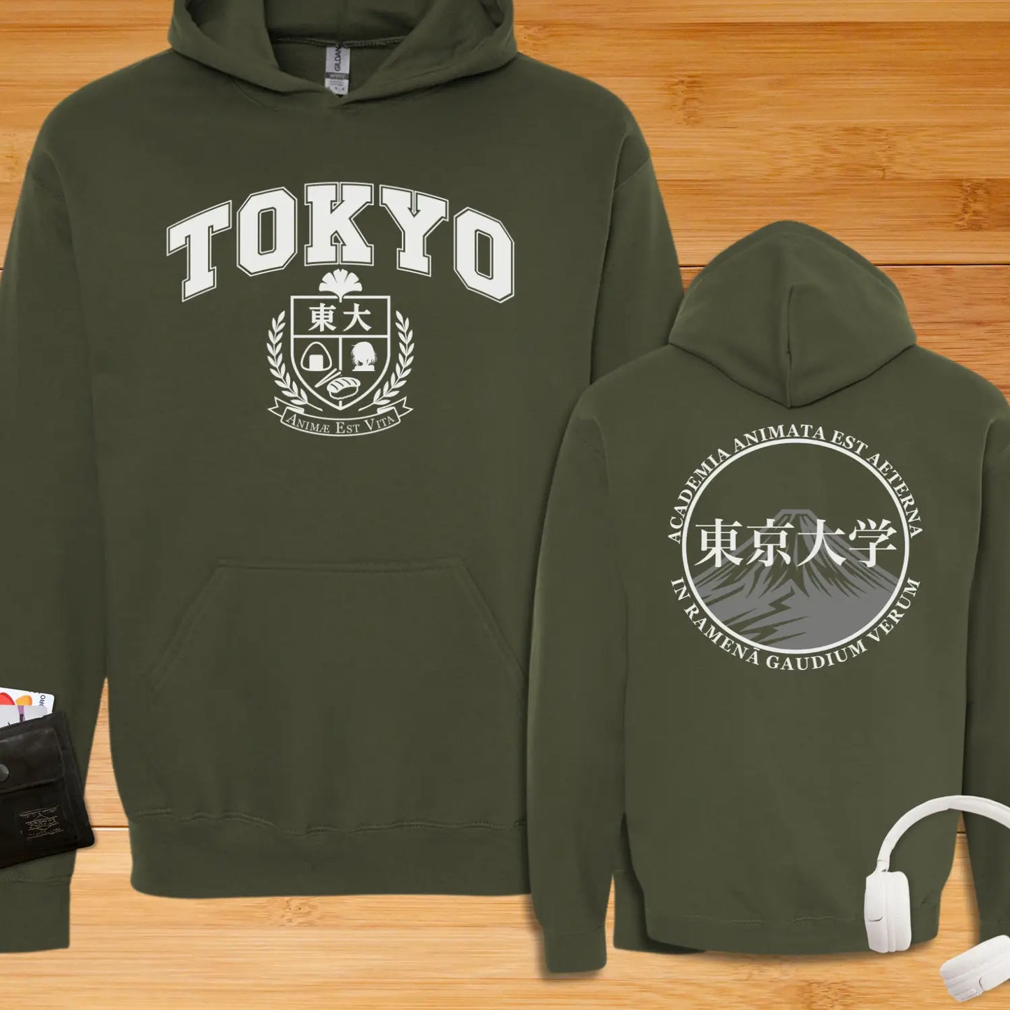 Tokyo Inspired - Softstyle Fleece with Academic Design