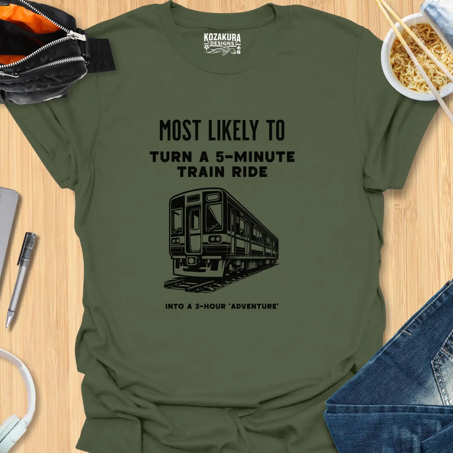 Most Likely to turn a 5-minute train ride into a 3 hour 'adventure'