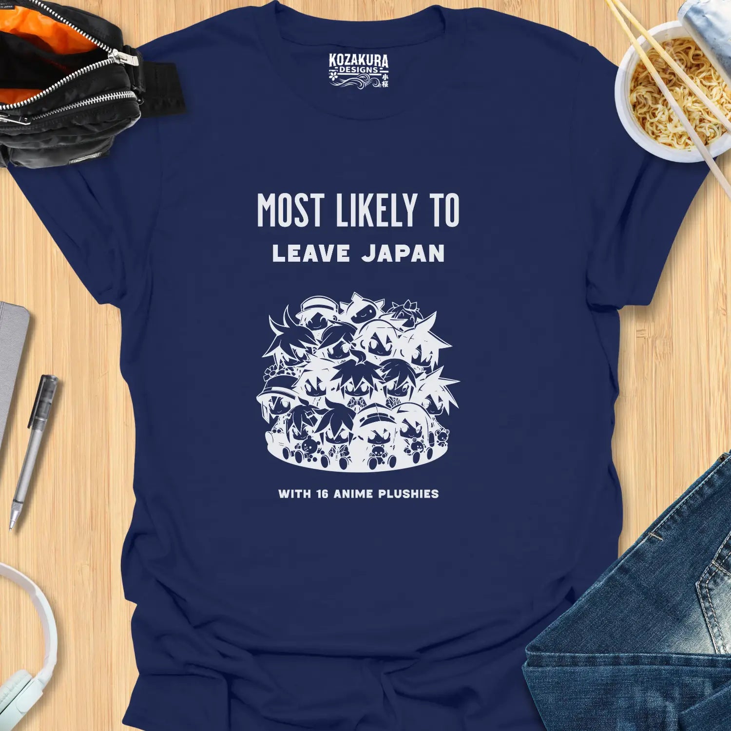 Most Likely to leave Japan with 16 anime plushies