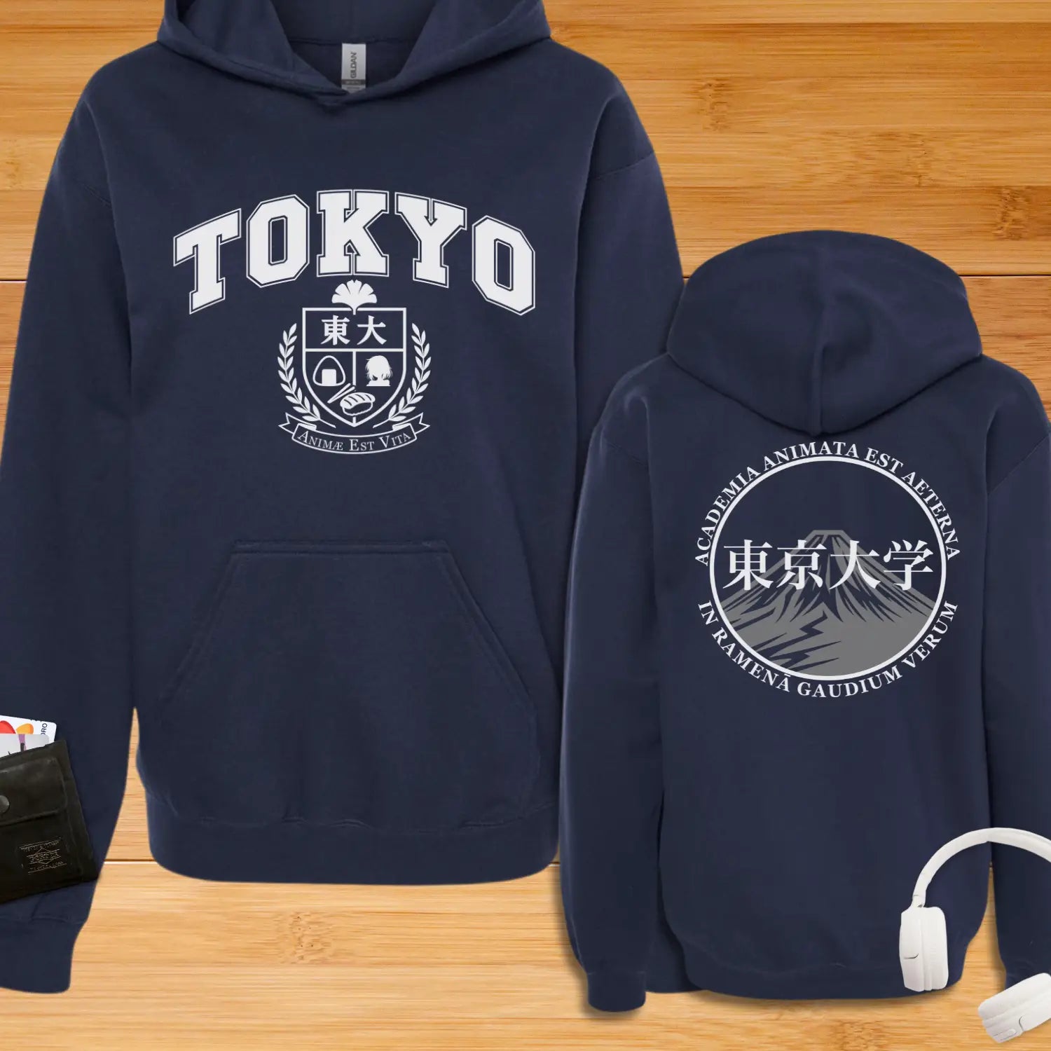 Tokyo Inspired - Softstyle Fleece with Academic Design