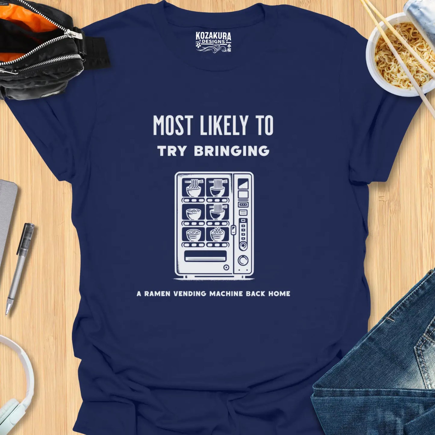 Most Likely to try brining a ramen vending machine back home