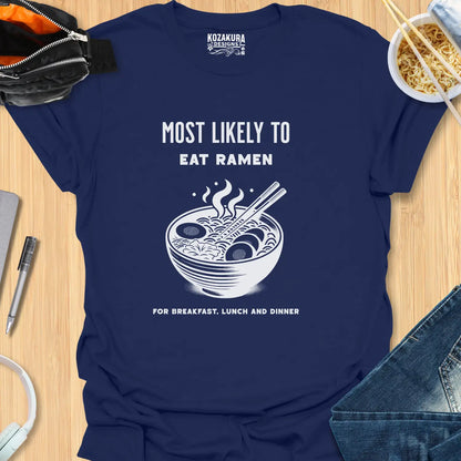 Most Likely to eat Ramen - for breakfast, lunch and dinner