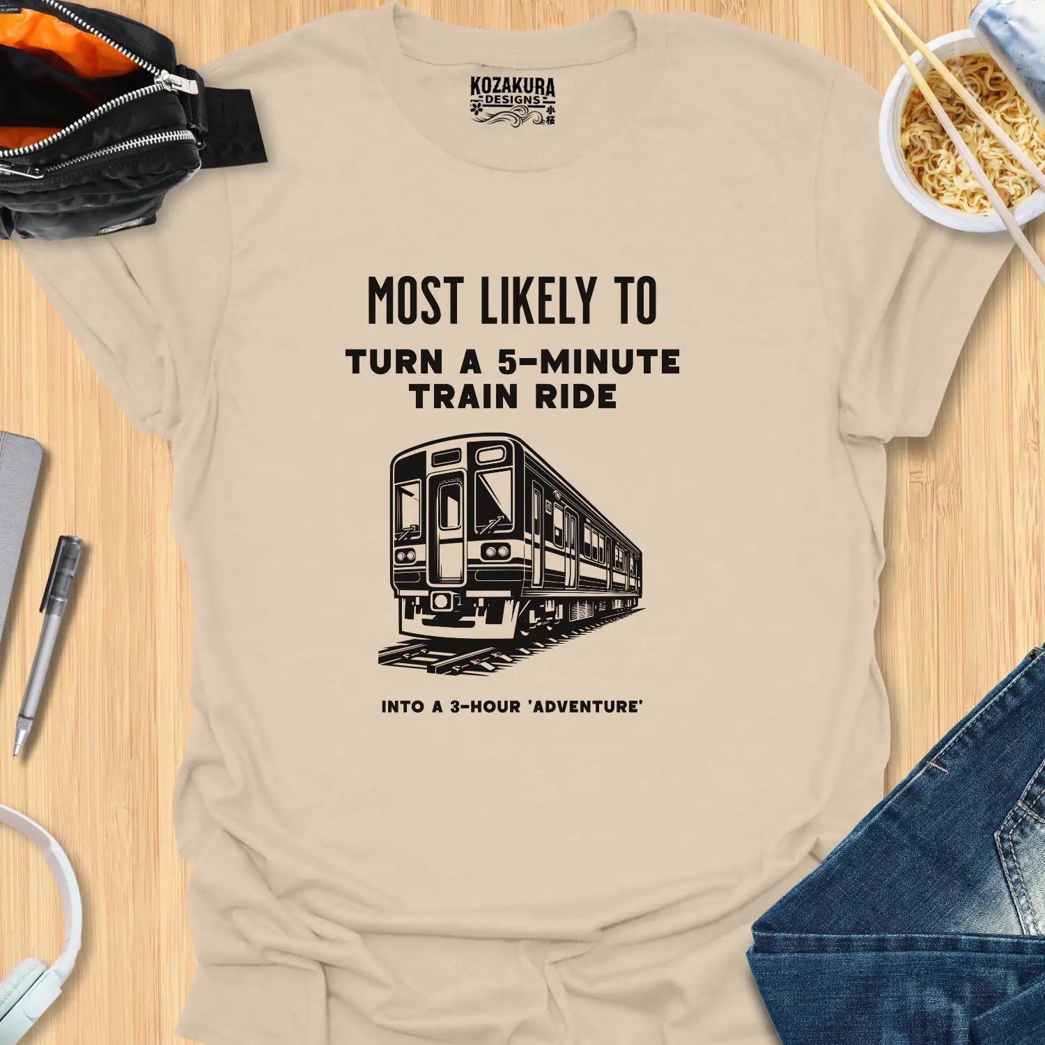 Most Likely to turn a 5-minute train ride into a 3 hour 'adventure'