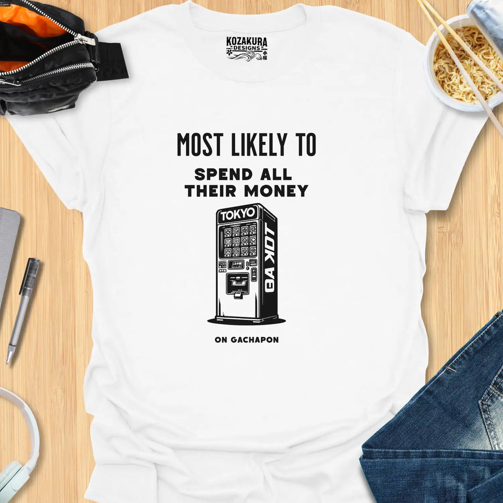 Most Likely to spend all their money on gachapon