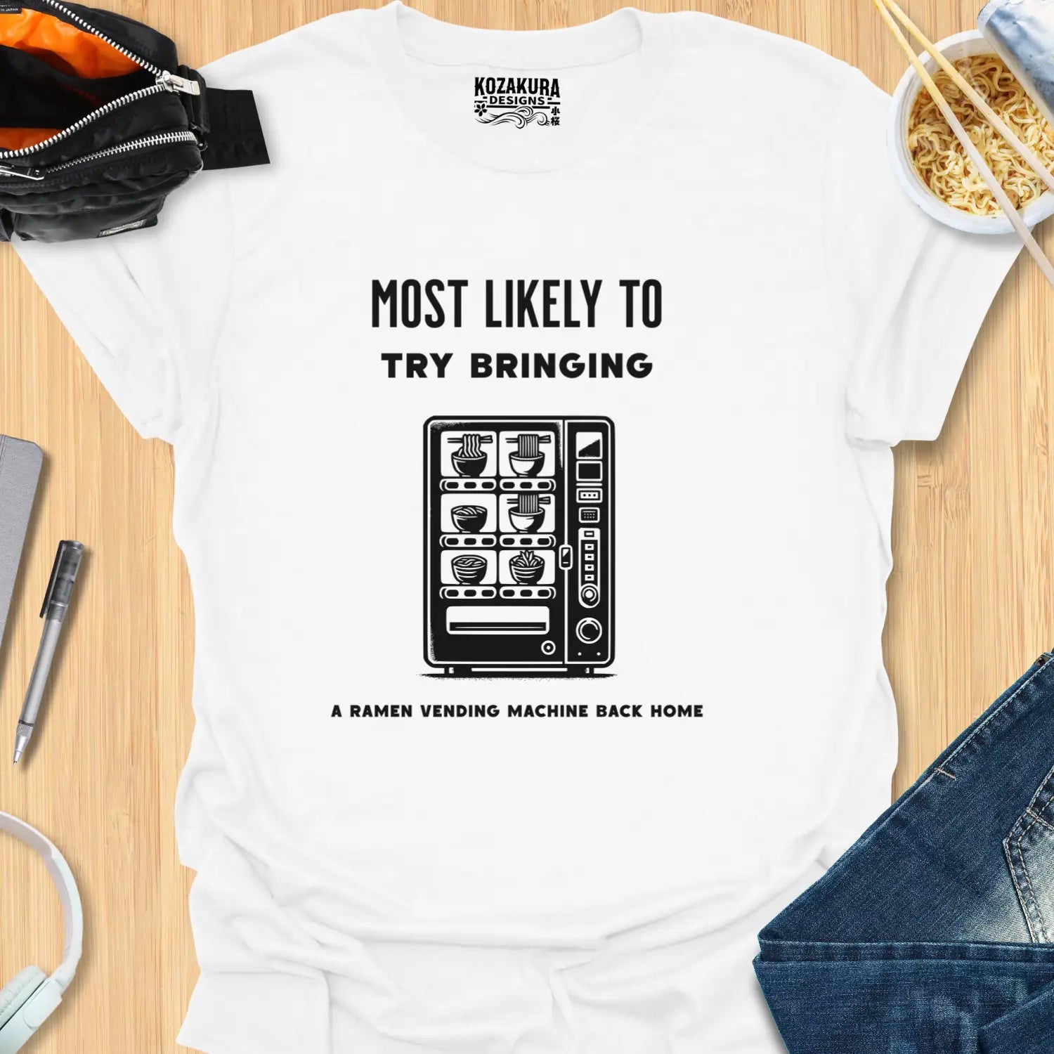 Most Likely to try brining a ramen vending machine back home