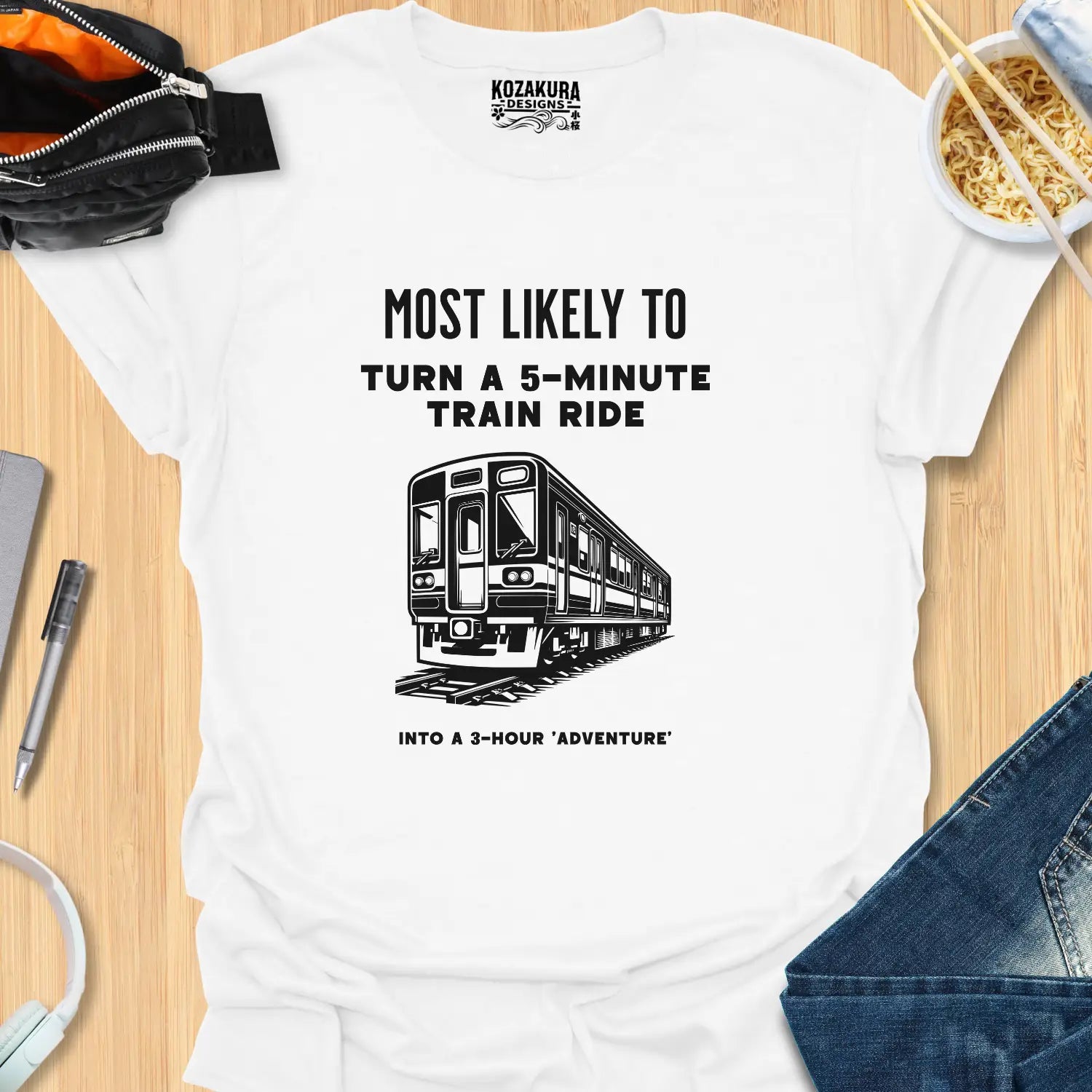 Most Likely to turn a 5-minute train ride into a 3 hour 'adventure'