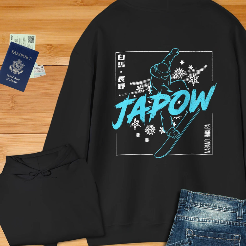Nagano Japow - Hakuba Blue - Graphic Pullover