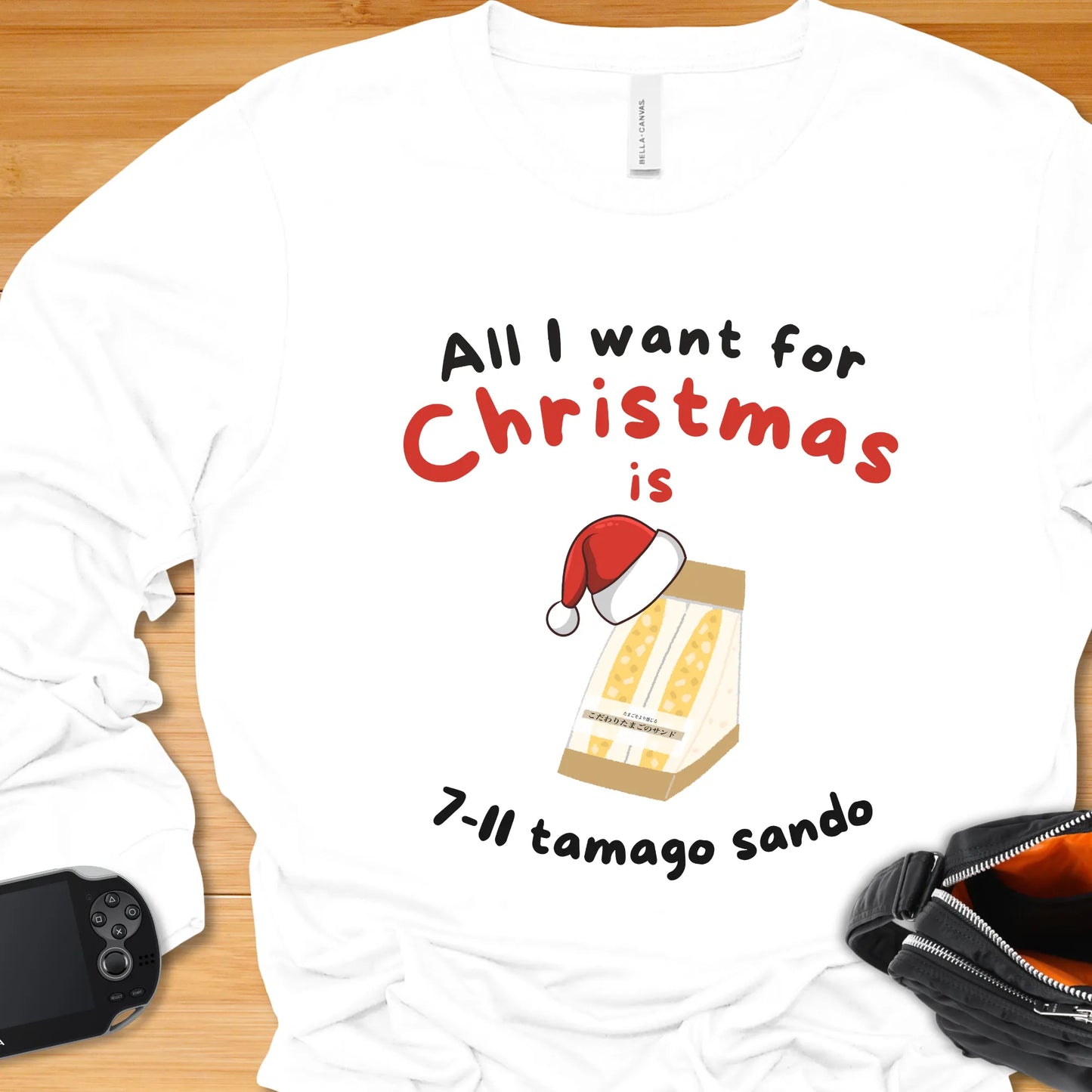 All I want for Christmas is Tamago Sando (English) - Long Sleeve