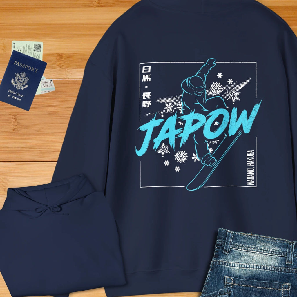 Nagano Japow - Hakuba Blue - Graphic Pullover