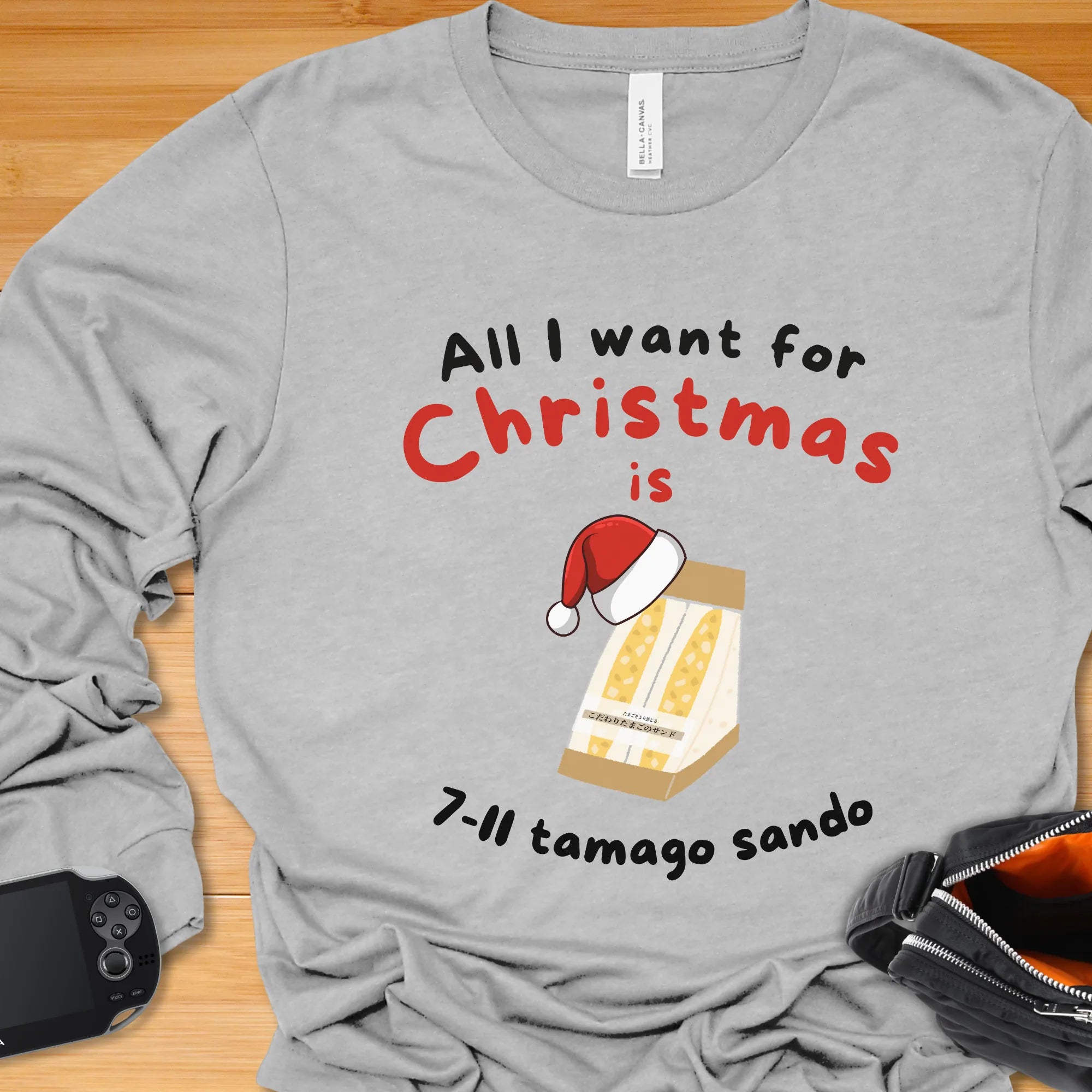 All I want for Christmas is Tamago Sando (English) - Long Sleeve