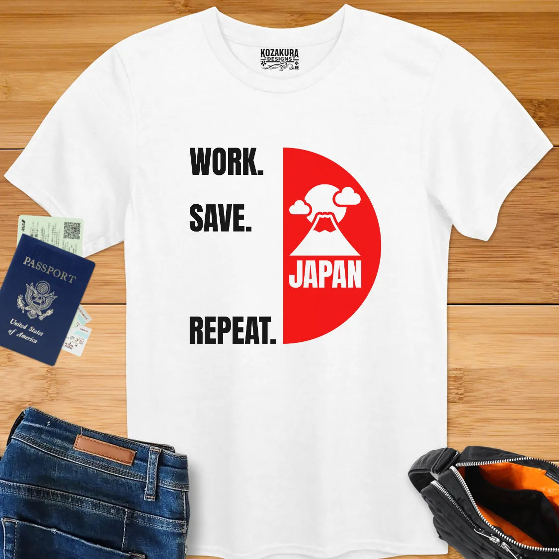 Work, Save, JAPAN!, Repeat - Mount Fuji