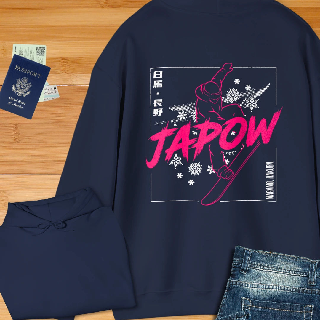 Nagano Japow - Neon Sakura - Graphic Pullover