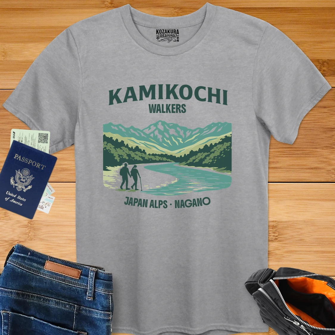 Kamikochi Walkers T-Shirt — Japan Alps Nagano Hiking Tee