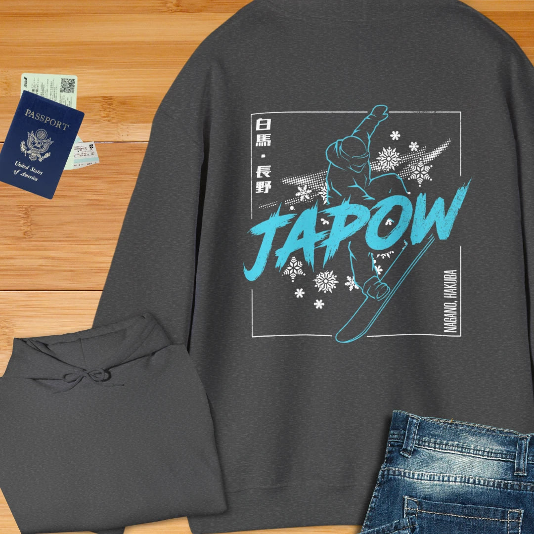 Nagano Japow - Hakuba Blue - Graphic Pullover