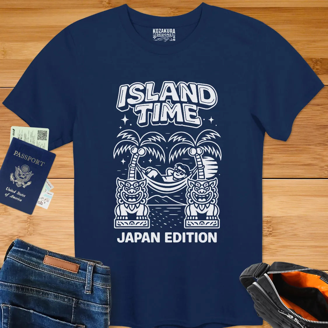 Okinawa Island Time - Minimalistic Y2K