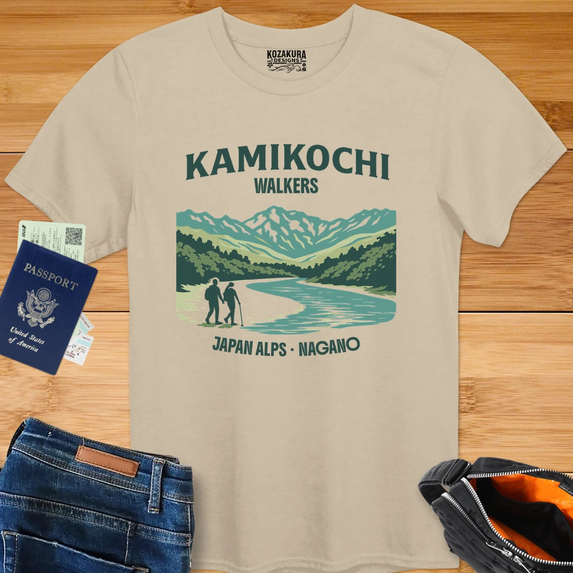 Kamikochi Walkers T-Shirt — Japan Alps Nagano Hiking Tee