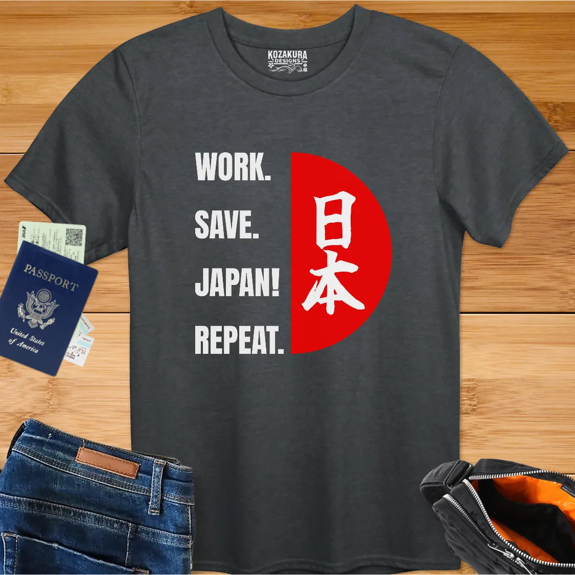 Work, Save, JAPAN!, Repeat - Kanji